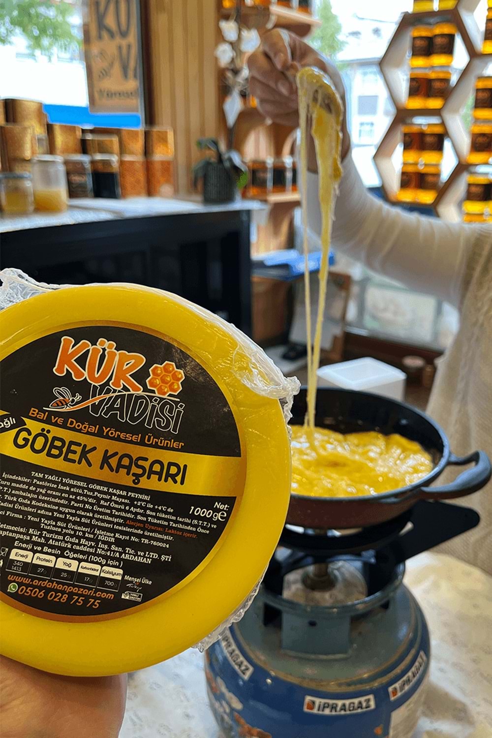 GÖBEK KAŞAR PEYNİRİ 1KG